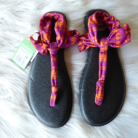 SANUK YOGA SLING ELLA PRINTS GEOMETRIC 10 NEW - Picture 2 of 3